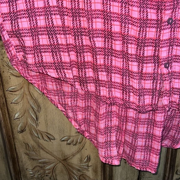 Free People Plaid Miles Tuxedo Shirt - Picture 8 of 10